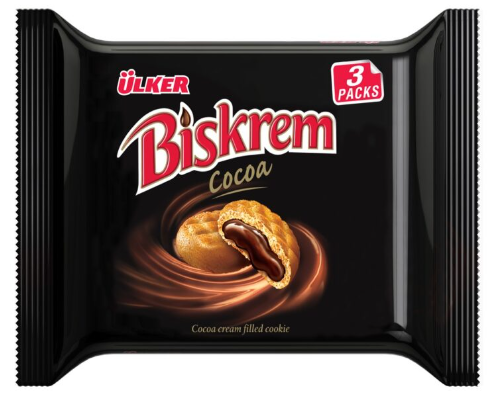 ULKER Biskrem Kakao 3x100g x 8