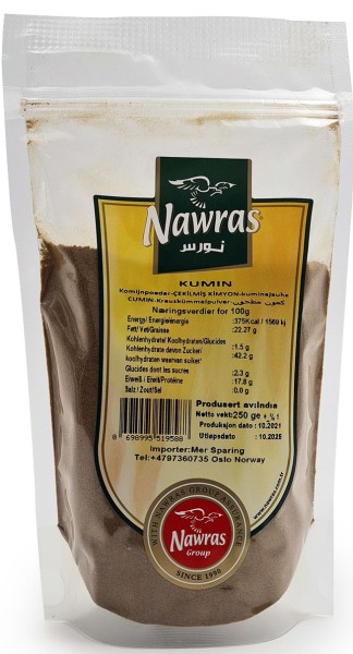 NAWRAS Cumin Powder 250 g x 12 Pcs