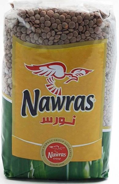 NAWRAS Brun Linser 900 g x 10 Stk