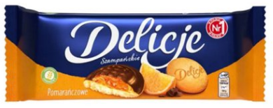 Mondelez - Delicje Jaffa Cakes with Orange Jelly 147gx24