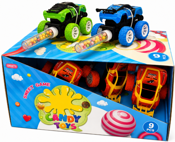Candy Toys Car 9 Stk