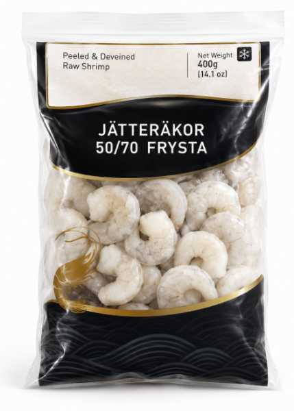 Seamaid reker uten skall 800 gr x 12