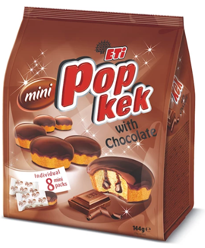 Eti Pop Cake Kakao 180Gr x10 Stk