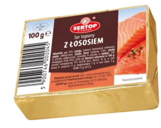 Sertop Creamy Processed Cheese With Salmon 100G x 10