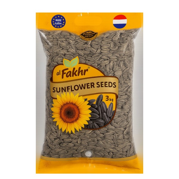 alFakhr Saltede Solsikkefrø Roasted / Salted 3 KG x 1 Stk