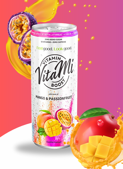 Vitami Mango & Passionfruit 24 x 330 ml