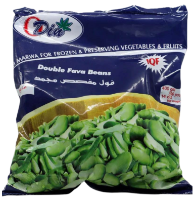 Odin Frozen Double Broad Beans 400 g x 20