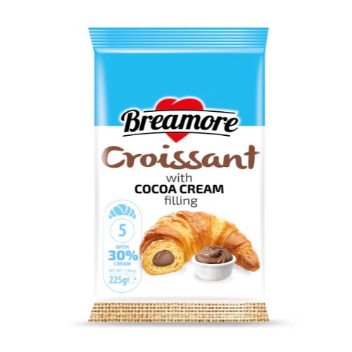 Breamore Croissant Cocoa Cream 5 x 45g x 10