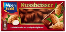 Mondelez - Alpen Gold Nussbeisser Chocolate with Whole Almonds 100gx20
