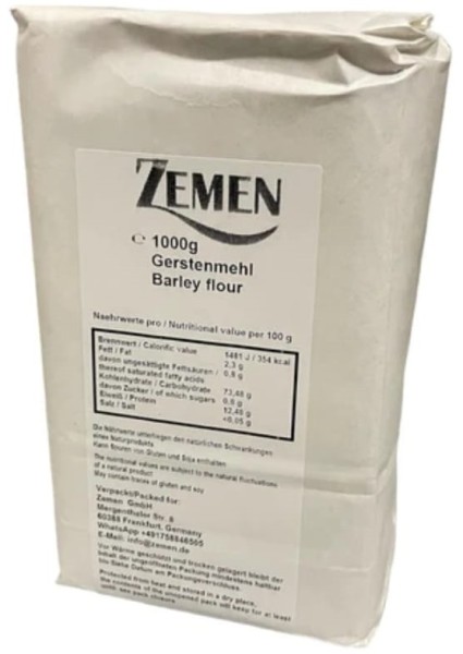 ZEMEN Barley Mel 1 Kg x 10Stk