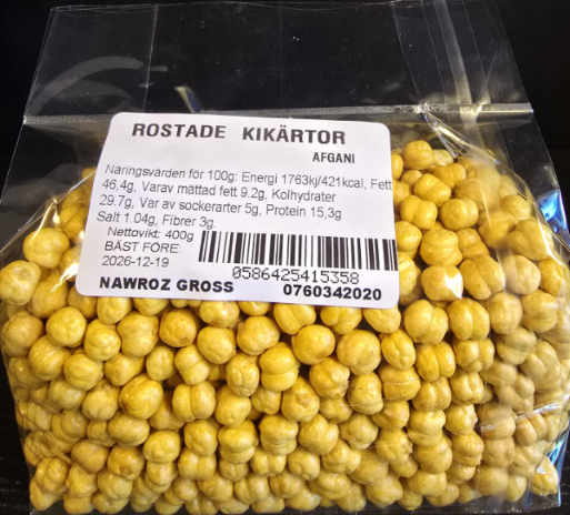 NAWROZ Kikerter Rosted (AFG) 400 g x 24 Stk