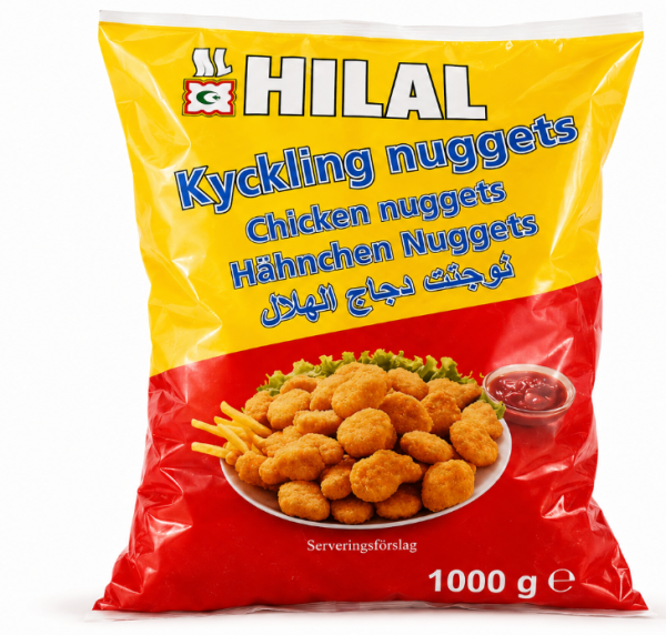 Alhilal kylling nuget 1 kg x 12