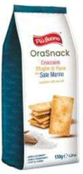 Piu Buono - Orasnack Sale Marino Sfoglie 150 g x 15 Stk