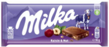 Mondelez - Milka Raisin & Nut Chocolate 90gx23
