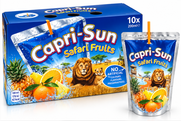 Capri-sun Safari Fruits (10 Pack), 200ml (1x4)