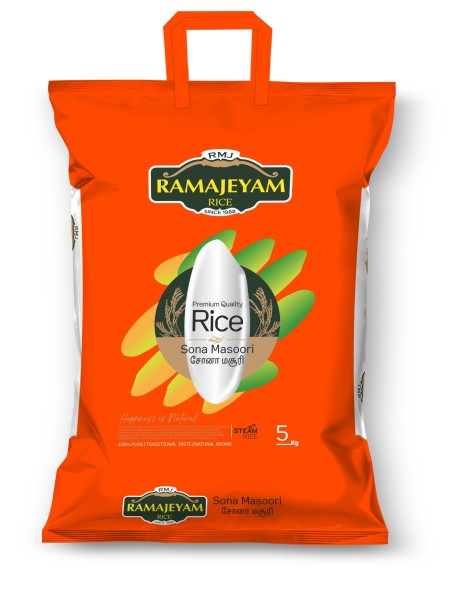 Rmj Sona Masoori Rice 5 kg x 4 Stk