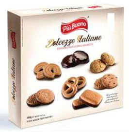 Piu Buono - Dolcezze Italiane Pasticcera Assortita 400 g x 10 Stk