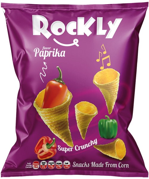 Rockly Chips – Paprika Flavored 18 g x 108 Stk