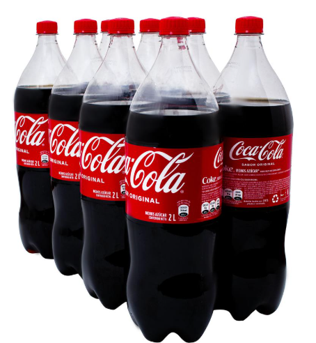 Coca Cola - Carbonated Drink 2Lx8