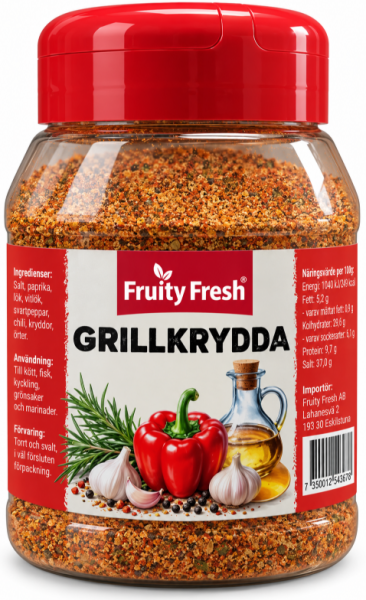 Fruityfresh Grillkrydda Mix 320g x 8