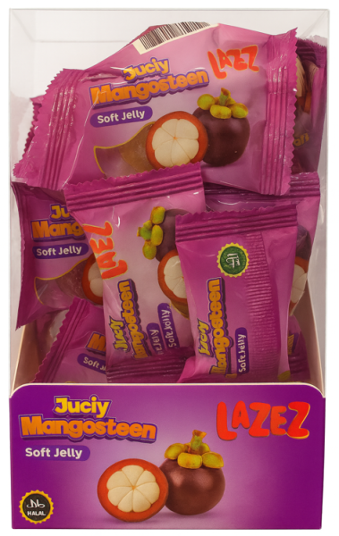 LAZEZ Soft Candy Juicy Mangosteen 100g x 24 Stk