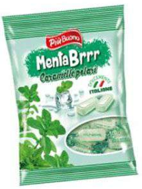 Piu Buono Caramelle Menta Brr 150 g x 15 Stk