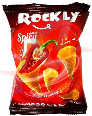 Rockly Chips – Spicy Flavored 75 g x 20 Stk