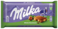 Mondelez - Milka Whole Hazelnuts 95gx17