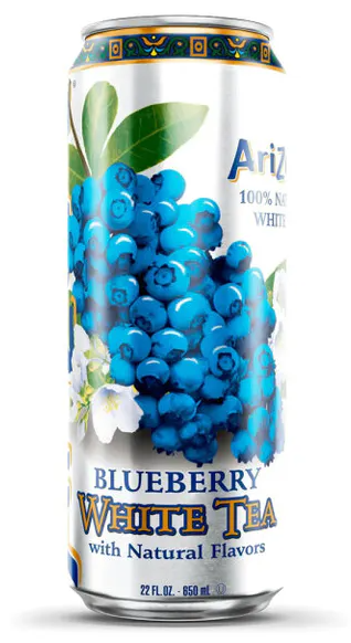 Arizona Blueberry White Tea 24x650ml