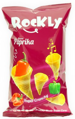 Rockly Chips – Paprika Flavored 75 g x 20 Stk
