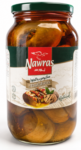 NAWRAS Makdous Ekstra 1350 g x 6 Stk