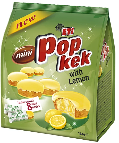 Eti Pop Cake Lemon 180Gr x10 Stk