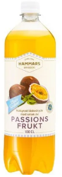 Hammars - Soda, Passionfruit Sugar Free 8 x100 cl