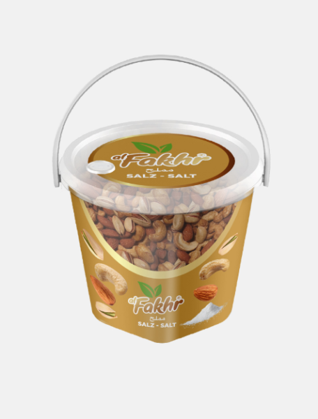 alFakhr Extra Mix Nøtter Salt 500 g X 12 Stk