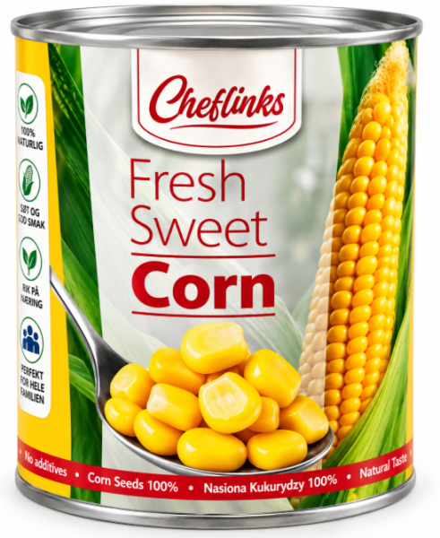 Cheflinks Fresh Sweet Corn 2.5Kg x 6 Stk