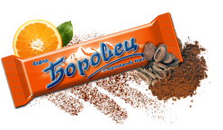 Wafers Borovets with Orange Peels 55 g x 72 Stk