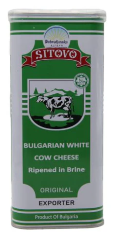 SITOVO Bulgarian white cow cheese 800g x 6 Stk
