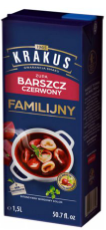 Krakus - Famlijny Red Borscht Soup 1,5Lx8