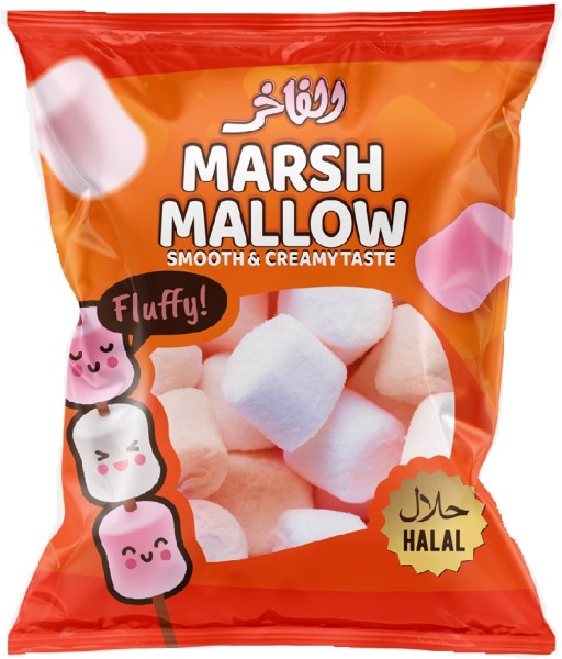 alFakhr Marshmallow BBQ Orange 65 g x 28 Stk