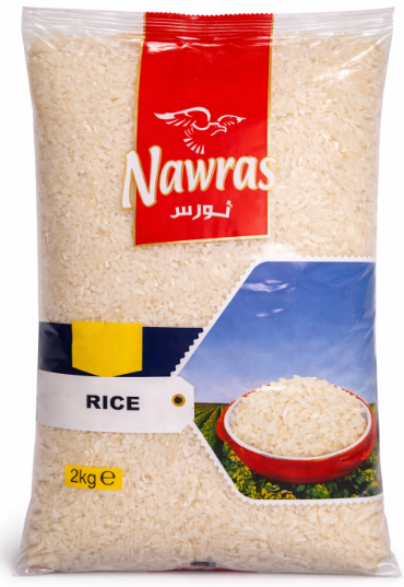 NAWRAS Calrose Ris 2 kg X 8 Stk