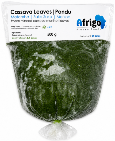 Afrigo Cassava Leaves Pondu 500g x 20 Stk