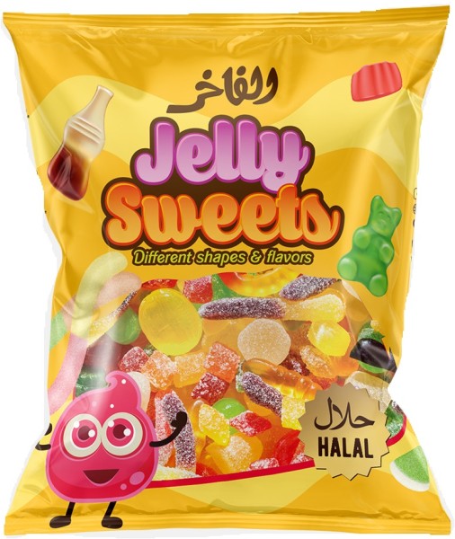alFakhr Jelly Party Mix / Yellow 85 g x 30 Stk