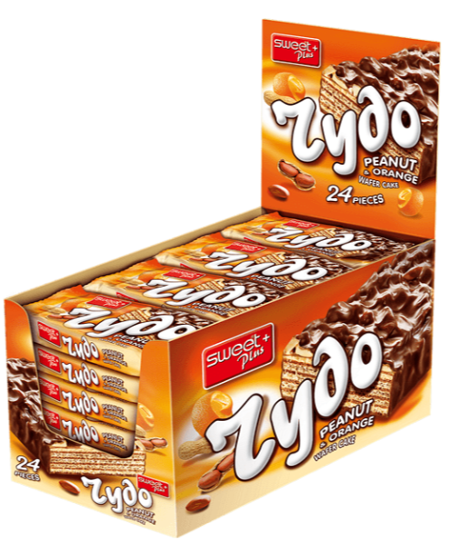 Sweet+ Plus Zydo Peanut Wafer Cake 68 g x 24 Stk