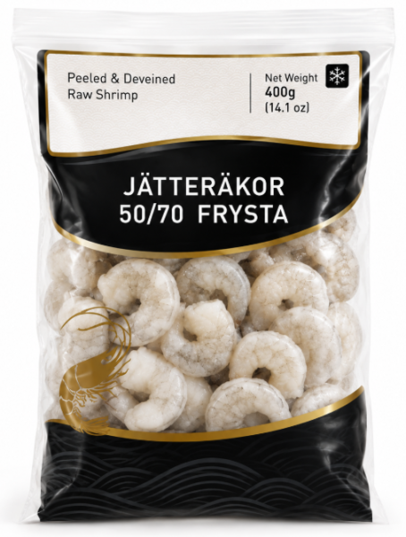 Seamaid reker med skall 800 gr x 12