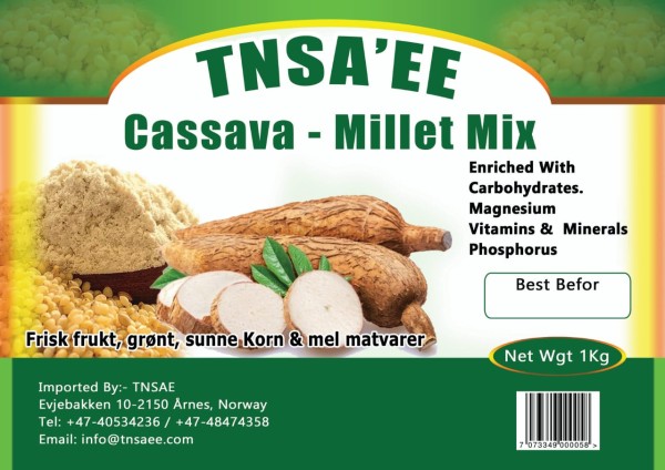 TNSA" EE Cassava Flour 1 kg x 6 Stk