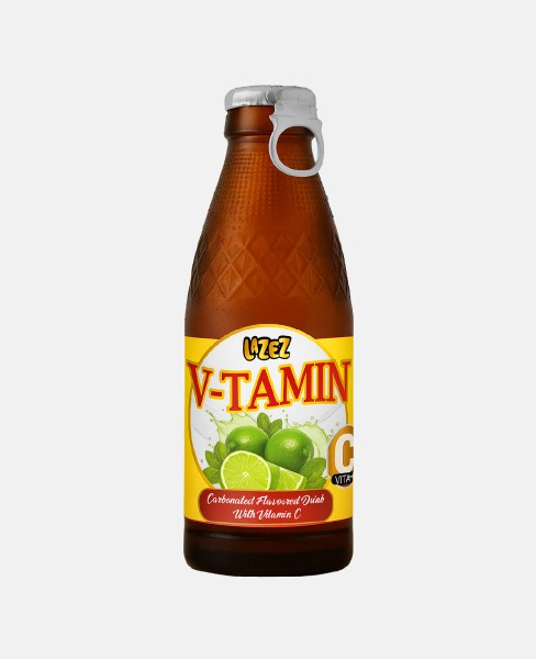 Drink Lazez V-Tamin Carbonated with vitamins-Minty Lime 150ml x 24