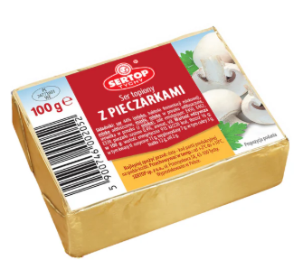 Sertop Creamy Processed Cheese With Champignons 100G x 10