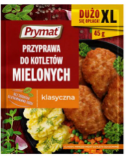 Prymat - Classic Minced Meat Cutlets Seasoning 45gx20