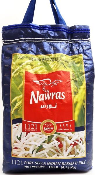 NAWRAS Indisk Basmati Ris 4.5 kg X 8 Stk