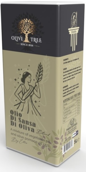 OLIVE TREE Olio Di Sansa Di Oliva Blend 5 L x 4 Stk